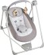 Tectake Huśtawka dziecięca Dogs, składana, 5 poziomów prędkości, timer - jasnoszary 2