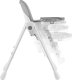 Tectake Krzesełko do karmienia Sophia, składane, regulowane, 5-punktowy pas - biały 5