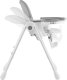 Tectake Krzesełko do karmienia Sophia, składane, regulowane, 5-punktowy pas - biały 6