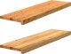 vidaXL vidaXL Stopnie schodowe, 2 szt., jasnobrązowe, 90x30x2 cm 2