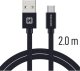 Swissten Swissten 71522304 kabel USB 2 m USB A Micro-USB B Złoto 2