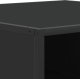 vidaXL vidaXL Stolik kawowy, czarny, 80x80x30 cm, materiał drewnopochodny 8