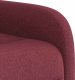 vidaXL vidaXL Rozkładany fotel masujący, winna czerwień, obity tkaniną 9