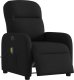 vidaXL vidaXL Rozkładany fotel masujący, elektryczny, czarny, tkanina 3