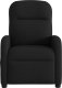 vidaXL vidaXL Rozkładany fotel masujący, elektryczny, czarny, tkanina 5