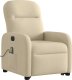 vidaXL vidaXL Podnoszony fotel masujący, elektryczny, rozkładany, kremowy 4