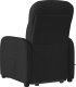 vidaXL vidaXL Podnoszony fotel masujący, rozkładany, czarny, obity tkaniną 7
