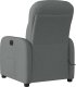 vidaXL vidaXL Rozkładany fotel masujący, ciemnoszary, obity tkaniną 5