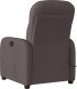 vidaXL vidaXL Rozkładany fotel masujący, ciemnobrązowy, obity tkaniną 5