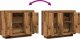 vidaXL vidaXL Komoda, stare drewno, 92x35x75 cm, materiał drewnopochodny 8