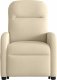 vidaXL vidaXL Podnoszony fotel masujący, elektryczny, rozkładany, kremowy 5