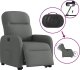 vidaXL vidaXL Podnoszony fotel masujący, elektryczny, rozkładany, ciemnoszary 8