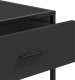 vidaXL Stolik konsolowy, czarny, 90x35x80 cm 8