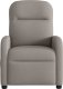 vidaXL vidaXL Rozkładany fotel masujący, elektryczny, kolor taupe, tkanina 5