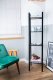 AWD Interior Regał metalowy czarny 148x37,2x34,5cm 4 półki stal malowana 3