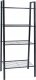AWD Interior Regał metalowy czarny 148x61,8x34,5 cm 4 półki stal malowana 2