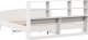 vidaXL Łóżko z regałem, bez materaca, białe, 180x200 cm, sosnowe 6