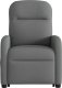 vidaXL Podnoszony fotel masujący, rozkładany, ciemnoszary, tkanina 5