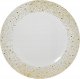 Kaemingk Podtalerz biały z nakrapianym srebrnym rantem 33cm plastikowy 1