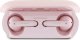 Słuchawki Guess Guess Bluetooth Headphones GUTWSC2MCDSP TWS + Docking Station Pink/Pink Elongated Metallic Printed Logo 2