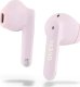 Słuchawki Guess Guess Bluetooth Headphones GUTWSC2MCDSP TWS + Docking Station Pink/Pink Elongated Metallic Printed Logo 5