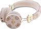 Słuchawki Guess Bluetooth ENC GUBH70EPOSMW Brown/Brown Peony Script Round Shape Headphones 1
