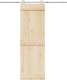 vidaXL System do mocowania drzwi przesuwnych, 183 cm, stal, srebrny 1