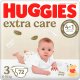 Huggies HUGGIES diapers EXTRA CARE 3, 6-10kg, 72 pcs., 2590051 1