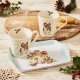Royal Worcester Świąteczne Myszki i Ser Kubki Porcelanowe & Tacka 3 szt. 5