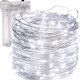 Lampki choinkowe Światełka lampki na żyłce wewnętrzne 100 LED ZIMNE BIAŁE LAMP24B 1