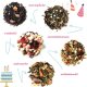 Cup&You Urodzinowa torebka z herbatą - zestaw 5 saszetek z sypaną herbatą o różnych smakach : zdrowie, szczęście, radość, witalność, urodzinowa 2