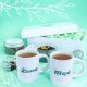 Cup&You Box dla Męża i Żony, zestaw prezentowy idealny na Wesele- elegancki zestaw z kawą i herbatą, 2x kubek, zaparzacz zaczep kulka,herbata i kawa 2