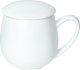 Cup&You Zestaw prezentowy Big Box ŚLubny- Zestaw herbat z okazji Ślubu: 20 saszetek - 20x 5g z herbatą o różnych smakach, Matowe kubki z zaparzaczem biały i czarny, świeca sojowa bukiet piwonii, herbata 11