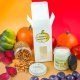 Cup&You Zestaw Hello Autumn - pakiet z aromatyczną herbatą Autumn Inspiration oraz świecą sojową Creamy Pumpkin Latte, prezent upominek dla jesieniary 2