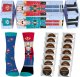 Cup&You Cracker z kawą HOLIDAY WONDERLAND - 14 różnych smaków kawy i kolorowe skarpetki z motywem dziadka do orzechów 3