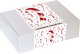 Cup&You Świąteczny zestaw podarunkowy CANDY BOX. Gotowy prezent. Herbata czarna bożonarodzeniowa 120g, mieszanka owocowa bożonarodzeniowa 40g, kubek ze świątecznym motywem, zaparzacz z zawieszką laską oraz po 2