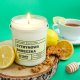 Cup&You Świeca sojowa naturalna zapachowa CYTRYNOWA BABECZKA - najlepsza aromatyczna bezpieczna ręcznie robiona w szklanym słoiczku 300ml 50h palenia na prezent upominek 3