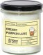 Cup&You Naturalna świeca sojowa Creamy Pumpkin Latte o zapachu dyni i spienionej śmietanki, w szklanym naczyniu, idealna jako podarunek dla bliskich, 300ml 1