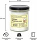 Cup&You Naturalna świeca sojowa Creamy Pumpkin Latte o zapachu dyni i spienionej śmietanki, w szklanym naczyniu, idealna jako podarunek dla bliskich, 300ml 5