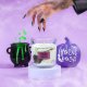 Cup&You Świeca sojowa Hocus Pocus o niebanalnym zapachu onyxu i wiedźmy, w szklanym naczyniu, idealna jako halloweenowy podarunek dla najbliższych, 300ml 1
