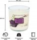Cup&You Świeca sojowa Hocus Pocus o niebanalnym zapachu onyxu i wiedźmy, w szklanym naczyniu, idealna jako halloweenowy podarunek dla najbliższych, 300ml 2