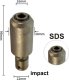 Klucz udarowy Beast Adapter klucz 1/2'' na SDS-PLUS klucz udarowy przejściówka przejście 4