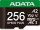 Karta ADATA Speed Plus MicroSDXC 256 GB Class 3 UHS-I/U3 A2 V30 (UD256GUI3V30A2SP-RA1) 1
