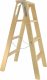 AWTools ML AW DRABINA TABORET DREWNIANY 2x3 STOPNI 150KG 1