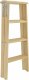 AWTools ML AW DRABINA TABORET DREWNIANY 2x3 STOPNI 150KG 1