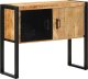 vidaXL Szafka konsolowa, 90x35x75 cm, surowe drewno mango 4