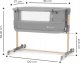 KinderKraft Kinderkraft Baby cot NESTE GROW light grey full wood KCNEGR00LGR000W 2