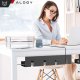 Alogy Organizer kabli pod blat półka na kable listwe przewody blat biurko biurkowy aluminiowy uchwyt Alogy 40cm Czarny 11