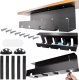 Alogy Organizer kabli pod blat półka na kable listwe przewody blat biurko biurkowy aluminiowy uchwyt Alogy 40cm Czarny 15
