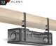 Alogy Organizer kabli pod blat półka na kable listwe przewody blat biurko biurkowy metalowy Alogy 34cm Czarny 10